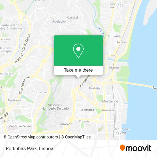 Rodinhas Park map