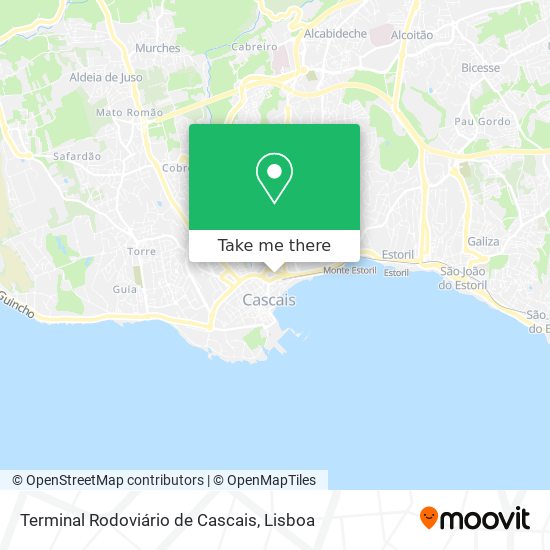 Terminal Rodoviário de Cascais map