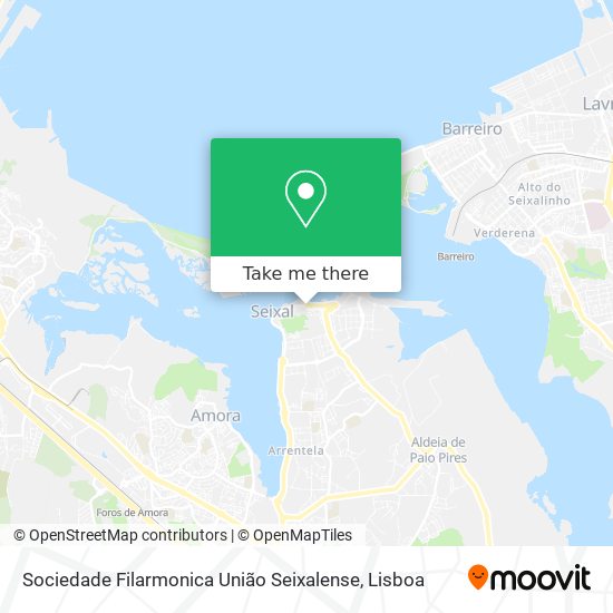 Sociedade Filarmonica União Seixalense map