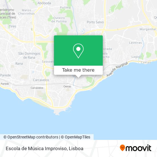 Escola de Música Improviso mapa