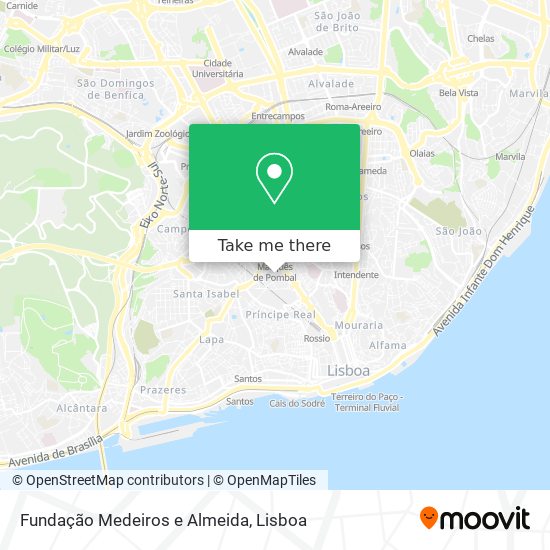 Fundação Medeiros e Almeida mapa