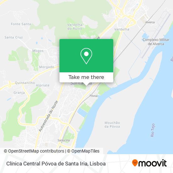 Clínica Central Póvoa de Santa Iria map