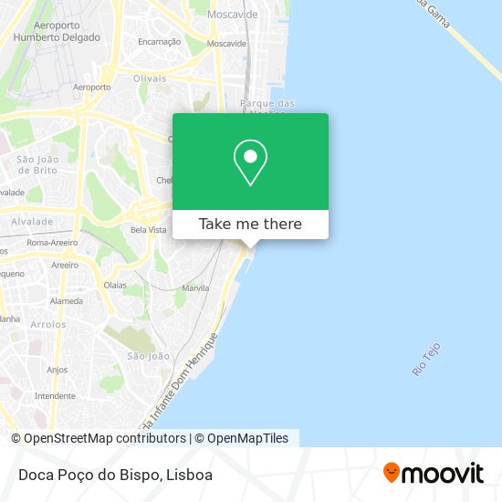 Doca Poço do Bispo map