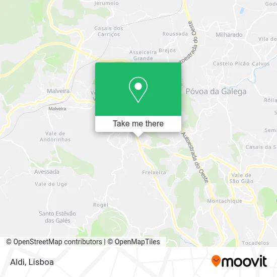 Aldi map