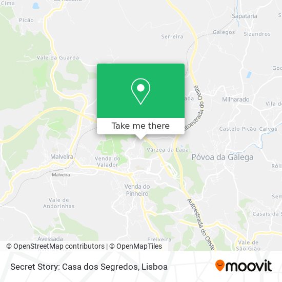 Secret Story: Casa dos Segredos map