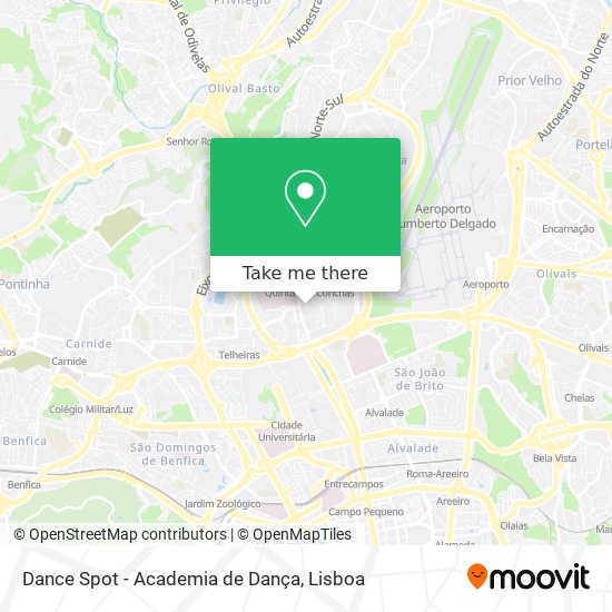 Dance Spot - Academia de Dança map