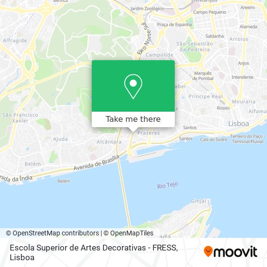 Escola Superior de Artes Decorativas - FRESS map