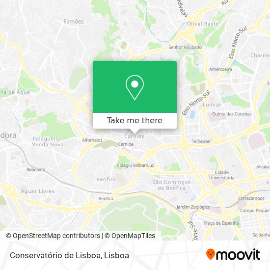 Conservatório de Lisboa map