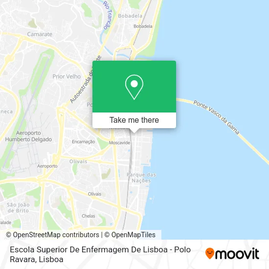 Escola Superior De Enfermagem De Lisboa - Polo Ravara map