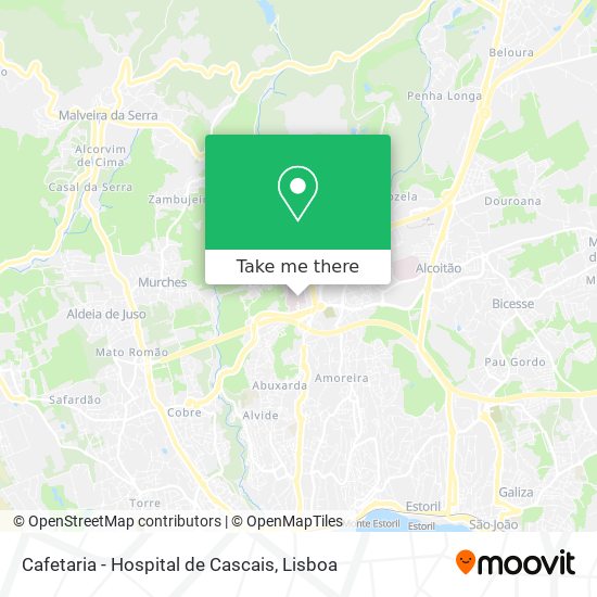 Cafetaria - Hospital de Cascais map