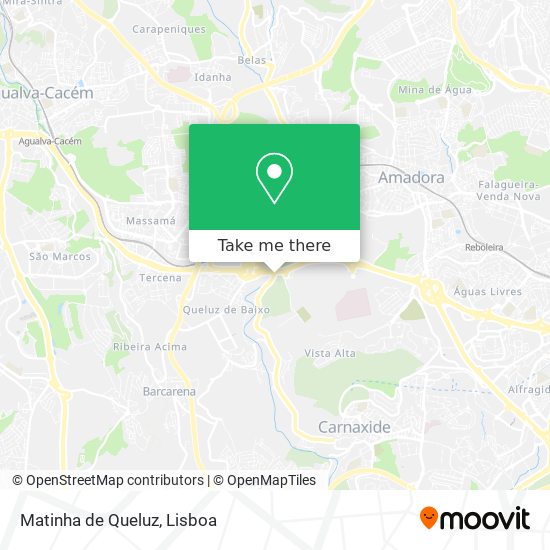 Matinha de Queluz map