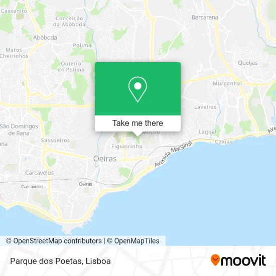 Parque dos Poetas map