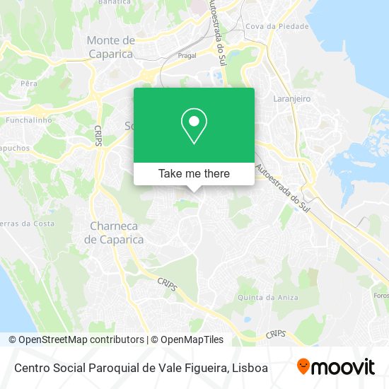 How to get to Centro Social Paroquial de Vale Figueira in Almada by Bus