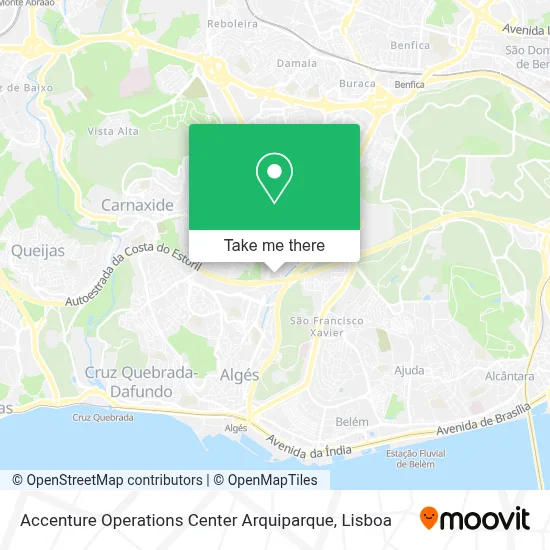 Accenture Operations Center Arquiparque map