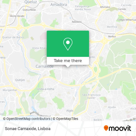 Sonae Carnaxide mapa