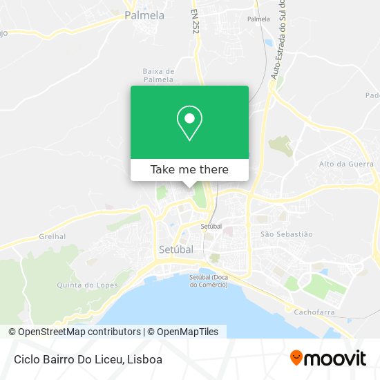 Ciclo Bairro Do Liceu map