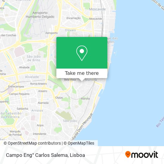 Campo Eng° Carlos Salema map