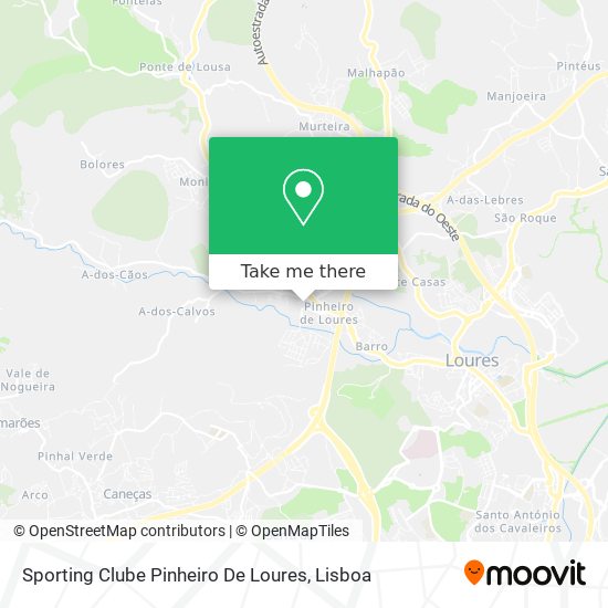 Sporting Clube Pinheiro De Loures map