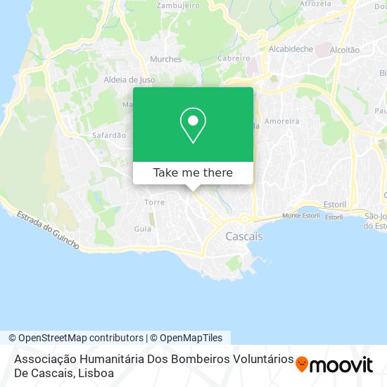 Associação Humanitária Dos Bombeiros Voluntários De Cascais mapa