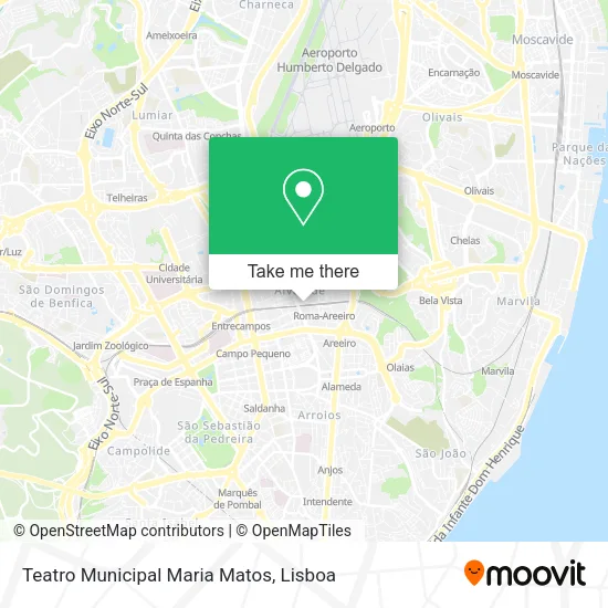Teatro Municipal Maria Matos map