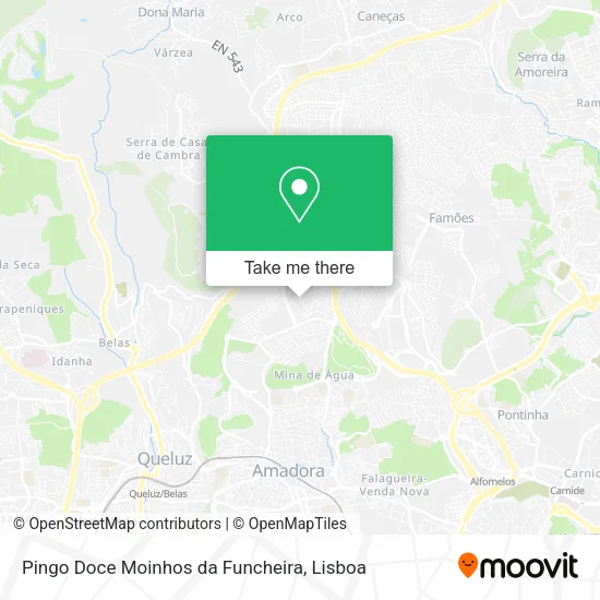 Pingo Doce Moinhos da Funcheira map