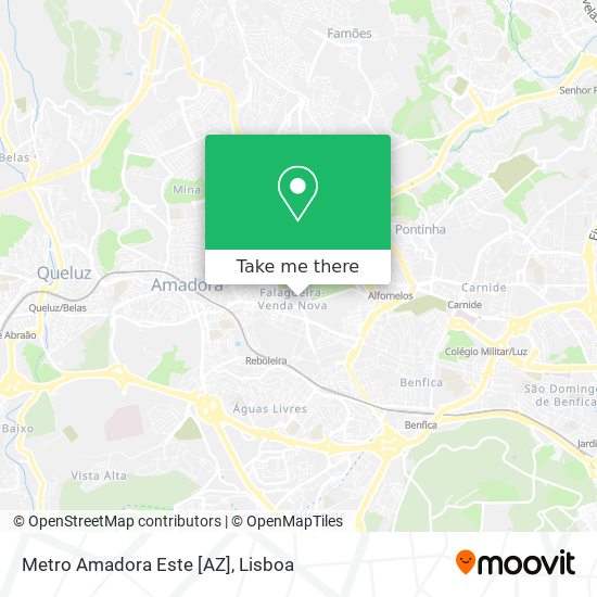 Metro Amadora Este [AZ] map