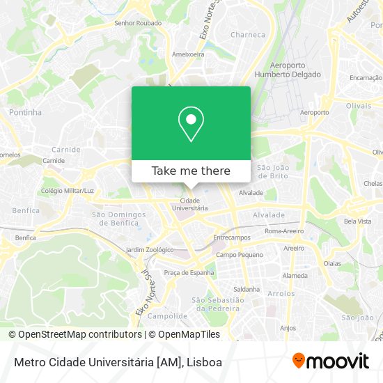 Metro Cidade Universitária [AM] map