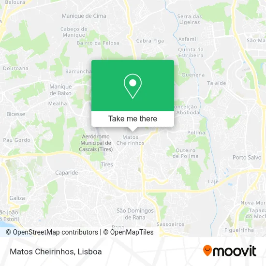 Matos Cheirinhos map