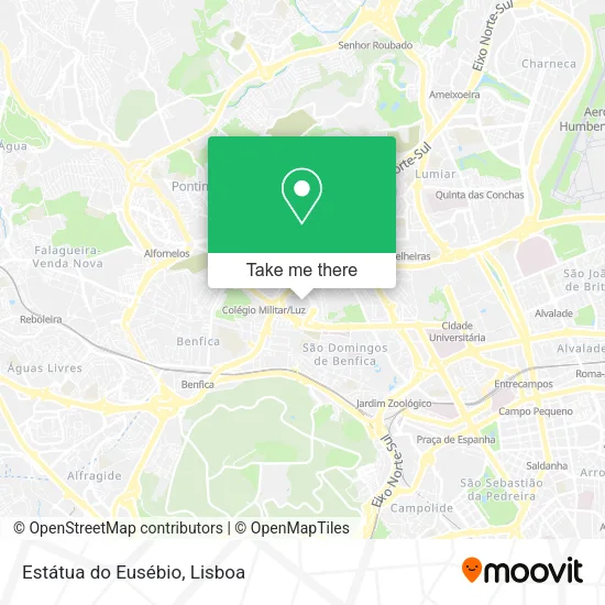Estátua do Eusébio map