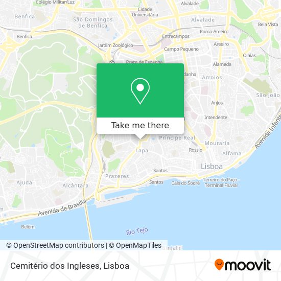 Cemitério dos Ingleses map