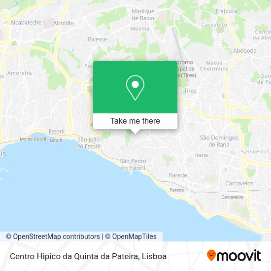 Centro Hipico da Quinta da Pateira map