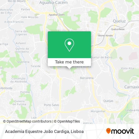 Academia Equestre João Cardiga map