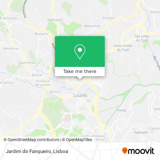 Jardim do Fanqueiro mapa