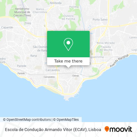 Escola de Condução Armando Vitor (ECAV) map