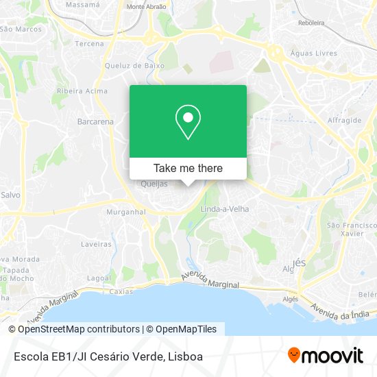 Escola EB1/JI Cesário Verde map