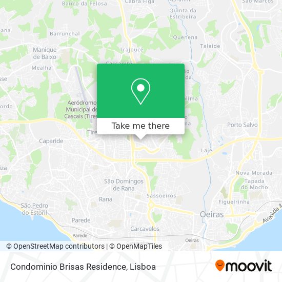 Condominio Brisas Residence map
