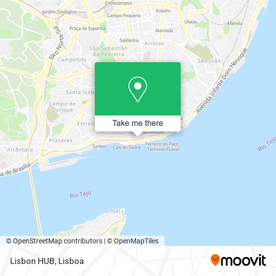 Lisbon HUB map