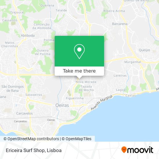 Ericeira Surf Shop map