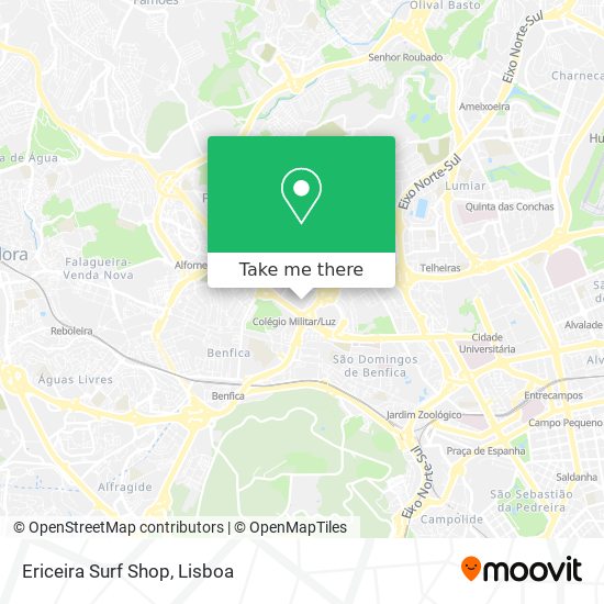 Ericeira Surf Shop mapa