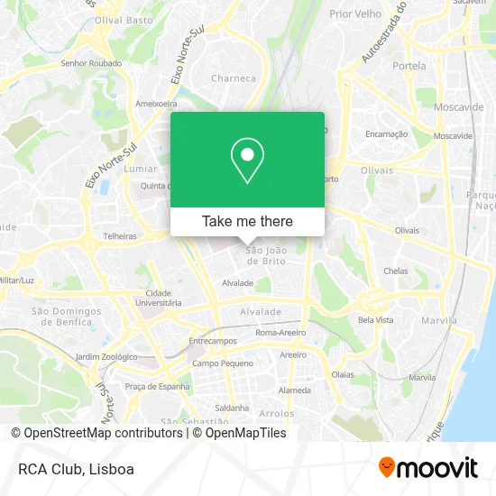 RCA Club map