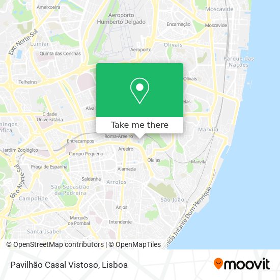 Pavilhão Casal Vistoso map