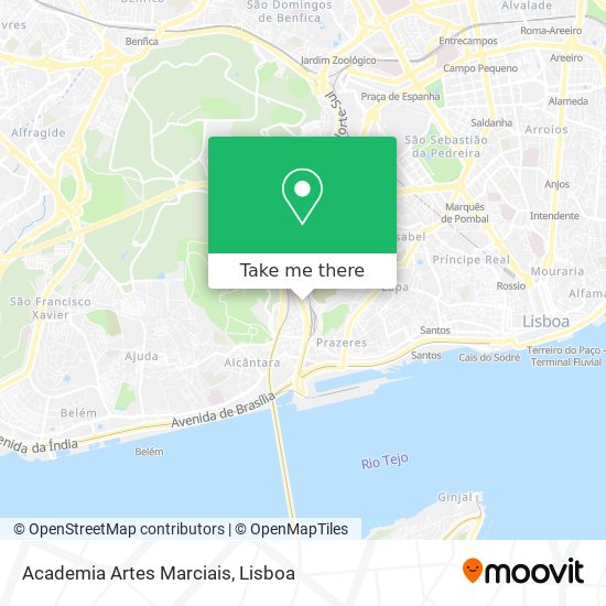 Academia Artes Marciais map