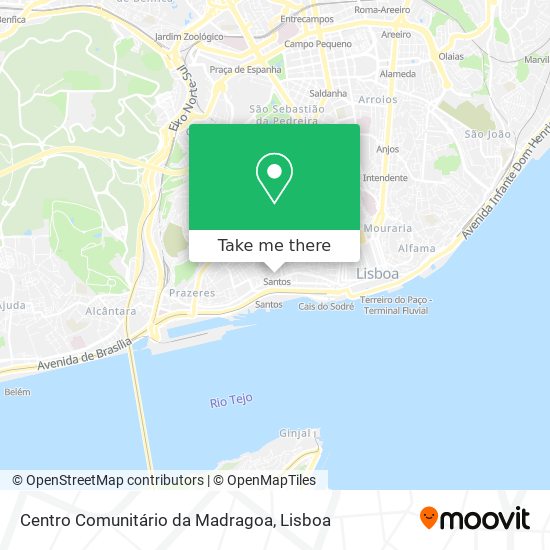 Centro Comunitário da Madragoa map