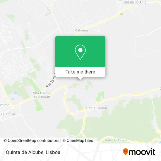 Quinta de Alcube mapa