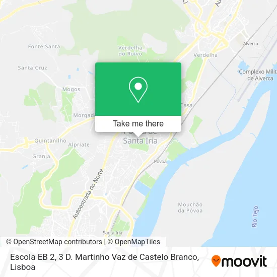 Escola EB 2, 3 D. Martinho Vaz de Castelo Branco map