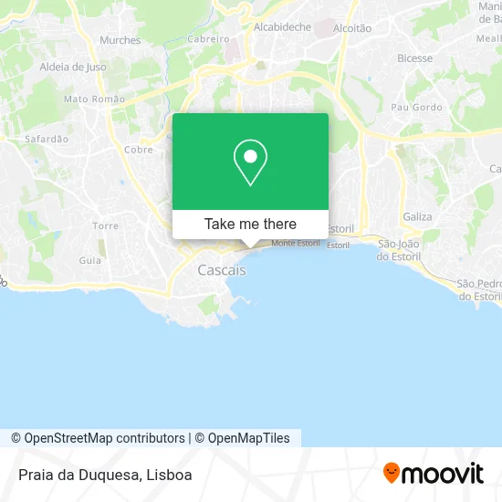 Praia da Duquesa map