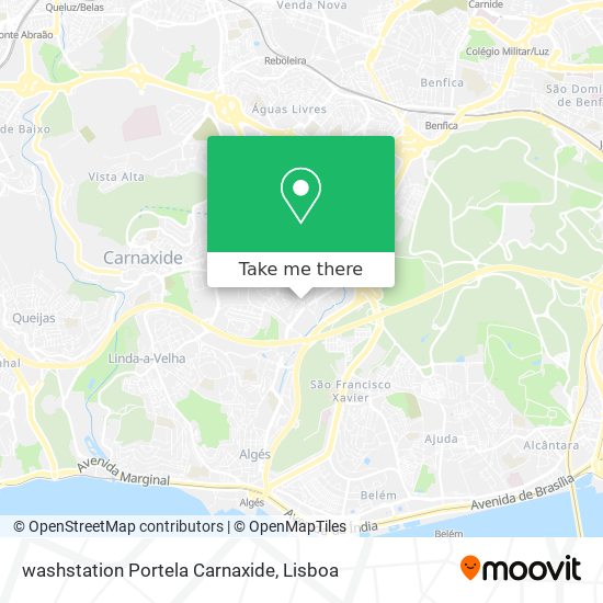 washstation Portela Carnaxide mapa