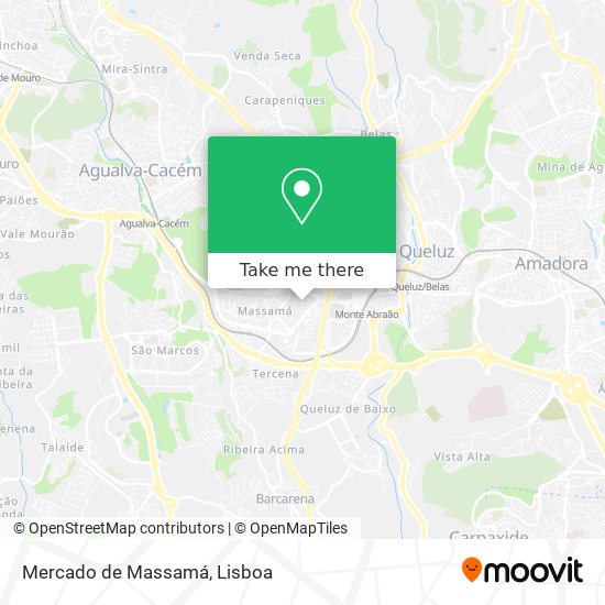 Mercado de Massamá mapa