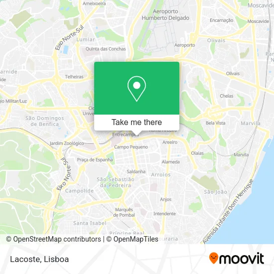 Lacoste map