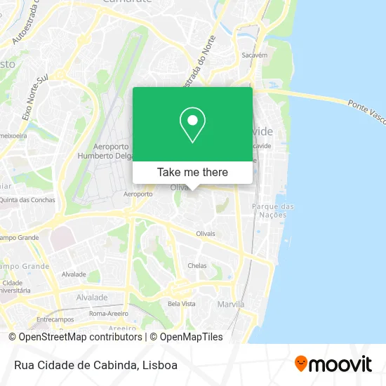 Rua Cidade de Cabinda map